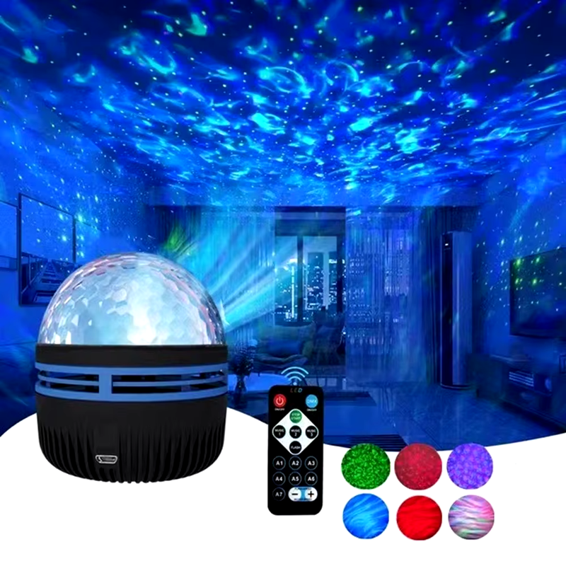 Smart RGB LED Starry Galaxy Wave Projector